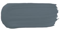 a gray paint swatch on a white background, with the top layer painted in dark grey