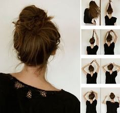 The french bun. Also known as the dancers secret to a perfect messy bun French Bun, Sanggul Modern, Perfect Messy Bun, Peinados Fáciles Para Cabello Corto, Messy Bun