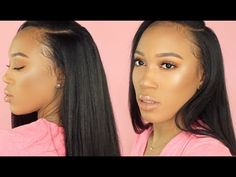 Leave Out Tutorial, Side Part Quick Weave, Long Weave Hairstyles, Black Hairstyles With Weave, Unice Hair, Quick Weave Hairstyles, Braids With Weave, Quick Weave