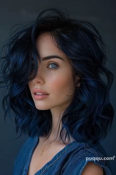 Blue Black Hair: A Bold Statement in Style - Puqqu