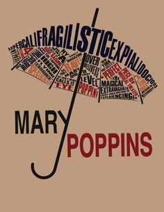 an instagram page with the words mary poppins on it and an umbrella