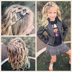 Girls Hair Styles, Girl Hair Dos, Girls Hairstyles Easy, Girl Hair Styles, Kid Hair, Toddler Hairstyles, Toddler Hairstyles Girl, Wacky Hair, Crazy Hair Day