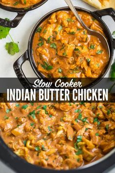 Butter Chicken Slow Cooker, Slow Cooker Indian, Slow Cooker Butter Chicken, Ayam Mentega, Chicken Slow Cooker, Chicken Crockpot Recipes Healthy, Chicken Crockpot Recipes Easy, Indian Butter Chicken, Crockpot Recipes Slow Cooker