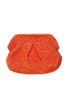 Made from colorful raffia, this clutch adds a touch of fun to any outfit. Perfect for a day at the beach or a night out, it's a must-have for any #SeliniStar. 100% RaffiaFully LinedSize: 8.66 x 15.74 x 7.48 inchesMade by hand in Thessaloniki, Greece Summer Evening Woven Clutch, Summer Evening Clutch With Woven Details, Woven Clutch For Party, Woven Clutch For Evening, Evening Woven Pouch Clutch, Woven Clutch Evening Bag For Parties, Chic Woven Clutch For Party, Chic Orange Clutch, Tech Background