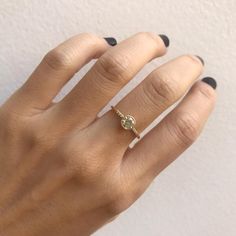 Champagne Diamond Hope Ring Hope Ring, Sparkly Things, Champagne Diamond, Vintage Engagement Rings, Diamond White, Champagne, Rose Gold, Engagement Rings, One Piece