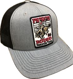 Vintage Rodeo Baseball Cap With Curved Brim, Retro Curved Brim Baseball Cap For Rodeo, Vintage Curved Brim Baseball Cap For Rodeo, Vintage Snapback Rodeo Hat, Retro Snapback Baseball Cap For Rodeo, Vintage Baseball Cap For Rodeo, Streetwear Six-panel Trucker Hat, Retro Hat With Logo Patch For Baseball Season, Vintage Snapback Baseball Cap For Rodeo