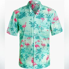 Fabric Type 100% Polyester Care Instructions Machine Wash Origin Imported Fur Description Relaxed About This Item Quality Polyester-- Quick Dry Polyester Hawaiian Shirt Men Features With Silky Touch Feeling, Colorful And No Fading. Relaxed Fit Short Sleeve Floral Beach Shirt Brings Comfortable Wearing Experience, These Summer Shirts Are Great For Casual And Vacation. Tropical Shirts--Unique Fashion Tropical Style Palm Tree Button Up Shirt Is Designed For Casual Daily, Cruise, Beach, Theme Partie Boys Hawaiian Shirt, Crane Pattern, Oversized Fashion, Flamingo Shirt, Beach Tropical, Tropical Shirts, Mens Swim Trunks, Aloha Shirt, Mens Hawaiian Shirts