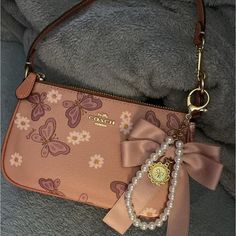 Nwot Butterfly Coach Purse. Included With The Charm :) Used Only Once. Coach Nolita 19, Coach Nolita, Nolita 19, Butterfly Purse, Butterfly Handbag, Coach Hobo Bag, Coach Hobo, My Style Bags, Purse Holder