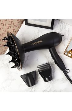 What it is: A hair dryer with a revolutionary diffuser designed specifically with the needs of wavy, curly and coily hair types in mind.Who it's for: Ideal for all hair types.What it does: This hair dryer and diffuser uses the latest and greatest technology to make drying your hair as easy as possible. The diffuser is huge, so it covers more hair at the same time. It features an even airflow that helps keep frizz to a minimum. The dryer provides even, gentle heat to minimize damage. It even has Hair Dryer And Diffuser, Hair Dryer With Diffuser, Diffuser Blow Dryer Curly Hair, Diffuser For Hair, Defusers For Hair, Best Diffuser For Curly Hair, Defusers For Curly Hair, Hair Diffuser Curly, Curly Hair Dryer