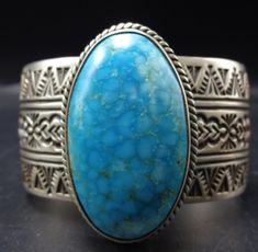 (eBay) Find many great new & used options and get the best deals for Arnold Blackgoat NAVAJO Sterling Silver BLUE WATERWEB TURQUOISE Cuff BRACELET at the best online prices at eBay! Free shipping for many products! Artisan Blue Bracelets Collectible, Artisan Blue Stamped Bracelets, Southwestern Engraved Blue Cuff Bracelet, Adjustable Blue Engraved Cuff Bracelet, Blue Unique Cuff Bracelet For Formal Occasion, Unique Engraved Blue Bracelets, Unique Blue Cuff Bracelet For Formal Occasions, Blue Collectible Cuff Bracelet Bangle, Handmade Blue Cuff Bracelet For Formal Occasions