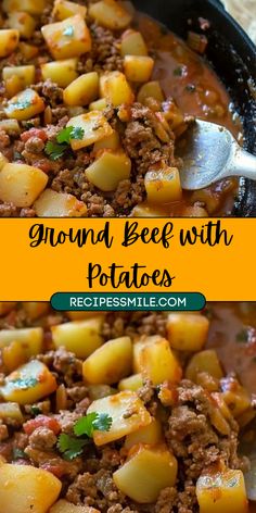 Whip up this quick and comforting ground beef and potatoes skillet, a flavorful one-pan meal perfect for busy weeknights. Packed with hearty potatoes, seasoned beef, and aromatic spices, it’s a satisfying dish the whole family will love.