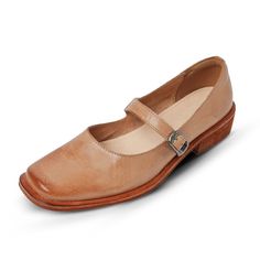 Round-Toe Low-Heel Flat Mary Jane Shoes For Women, Perfect For Spring, Summer, And Fall. Available In Classic Black And Brown, These Shoes Combine Timeless Style With Everyday Comfort. The Rounded Toe And Low Heel Provide A Comfortable Fit, Making Them Ideal For Casual, Day-To-Day Wear, While The Versatile Colors Ensure They Pair Effortlessly With Any Outfit. Color: Black/BrownMaterial: Horse LeatherLining: Genuine LeatherInsole: Top Layer Cow LeatherSole: TPRHeels: 2 cm/0.79"Fit: Medium to Wide Square Toe Leather Sole Flats For Fall, Leather Square Toe Flats Medium Width, Fall Square Toe Flats With Leather Sole, Classic Closed Toe Flats With Leather Footbed, Classic Leather Shoes With Square Toe And Rubber Sole, Classic Leather Shoes With Buckle And Flat Heel, Classic Leather Shoes With Buckle Closure And Flat Heel, Classic Beige Flat Heel Leather Shoes, Classic Beige Leather Shoes With Flat Heel