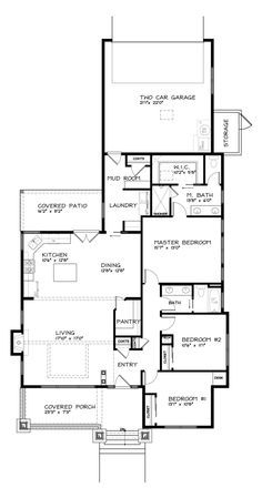 the floor plan for a home with two bedroom and an attached living room, as well as