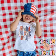 Playful White T-shirt For 4th Of July, Fun American Flag Print T-shirt For Independence Day, Patriotic American Flag Multicolor Tops, Patriotic Multicolor Tops For Independence Day, Independence Day American Flag Print T-shirt, Patriotic Tops With Custom Print For 4th Of July, Patriotic Tops With Custom Print For Independence Day, Patriotic Tops With Independence Day Custom Print, Patriotic Tops With Independence Day Print