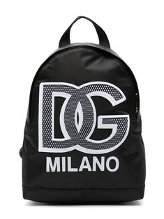 black/white gabardine weave mesh detailing logo patch to the front branded zip puller internal logo patch concealed top zip fastening single flat top handle two padded adjustable shoulder straps main compartment full lining Luxury School Bags With Logo, School Nylon Bag With Logo, School Nylon Bags With Logo, Luxury School Backpack With Logo, Nylon Bag With Embroidered Logo For Everyday Use, Everyday Nylon Bags With Embroidered Logo, Nylon Standard Backpack With Logo Patch, Designer Nylon School Bags, Streetwear Standard Backpack With Logo