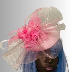 A corsage of feathers and satin flowers is nestled in an illusion fan that sits atop a Juliet cap. The cap is positioned at a quarter view above the eye and flatters all face shapes. The velvet lined headband assures non slippage. Juliet Cap, All Face Shapes, Flower Fascinator, Feather Flower, Satin Flowers, The Velvet, Fascinator, Face Shapes, Feathers