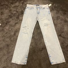 Tags Attached, Never Worn. Size 27x 28. Waist 27 Inches, Hip 34 Inches, Inseam 28 Inches. High Rise Blue Jeans, Distressed Mom Jeans, Aeropostale Jeans, Denim Jeggings, Classic Jeans, Boot Cut Denim, Distressed Black Jeans, Jeans Color, Pocket Jeans