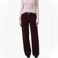 Euc Super Fast Shipping Color Is Bordeaux On Trend, Basics, Designer Fashion, Contemporary, Weekend, Neutral Style, Blogger, Workwear Corduroy Wide Leg Pants, Neutral Style, Citizens Of Humanity Jeans, Style Blogger, Neutral Fashion, Citizens Of Humanity, Flare Jeans, Leg Pants, Wide Leg Pants