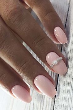 Wedding Nails Inspiration, Wedding Nail Art Design, Wedding Manicure, Elegant Nail Designs, Manicure Inspiration, Wedding Nails Design, Nail Art Wedding, Bride Nails, Bridal Nails