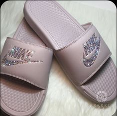 Bling Nike, Swarovski Nike, Nike Benassi, Fresh Shoes, Hype Shoes