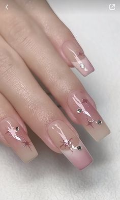 Pretty Gel Nails, Soft Nails, Kawaii Nails, Dream Nails, Pretty Acrylic Nails, Chic Nails, Best Acrylic Nails