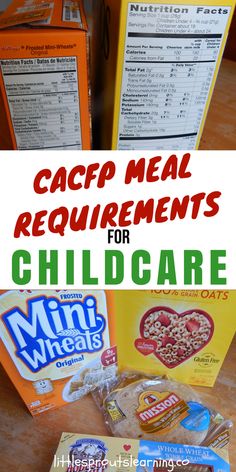 the ingredients and instructions to make this recipe for children's meals are shown here