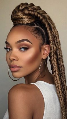 formal hairstyles to do with box braids Long Lasting Curls