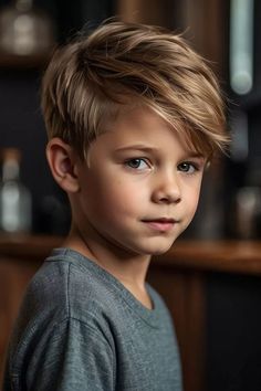 Boy Haircuts Long On Top, Classic Boys Haircut, Toddler Fade Haircut, Kid Haircuts, Haircut At Home, Toddler Haircuts, Cool Boys Haircuts