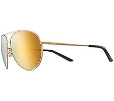 Go about your day in high-flying style with these classic aviator-designed sunglasses. From Nike. Gold Sunglasses, Brown Gold, Sunglasses Accessories, Mens Sunglasses, Fashion Accessories, Nike, Sunglasses, Silver, Gold