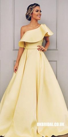 Yellow Satin Prom Dress, Satin Formal Dress, Cheap Prom Dresses Long, Gorgeous Prom Dresses, Yellow Satin, Prom Dresses For Teens, Elegant Dresses For Women, Satin Prom Dress, Suzhou