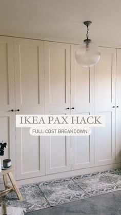 Wall To Wall Wardrobe Ideas, Office Pax Ikea, Ikea Built In Hack Pax, How To Make Ikea Pax Look Built In, Build A Wardrobe Closet, Ikea Wardrobe With Tv, Homemade Built In Wardrobe, Wardrobe In Office, Pax Wardrobe Hack Built Ins