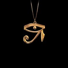 Embrace ancient protection with our gold Eye of Ra or Horus pendant, crafted with precision in the USA. Symbolizing health, power, and protection, these pieces carry the timeless allure of Egyptian mythology. Explore our collection to find your emblem of wisdom and prosperity. PENDANT INFORMATION This pendant is made of real, solid gold.• Made in USA• Material: 14k or 18k solid gold• Finish: polished• Height: 1.1" (28 mm) x Width: 1" (25,5 mm)• Pendant weight: approx. 5 grams (14k)• Bail: fits u Eye Of Ra, Egyptian Culture, Egyptian Mythology, Solid Gold Chains, Mini Pendants, Gold Eyes, Box Making, Spiritual Guidance, Yellow Gold Pendants