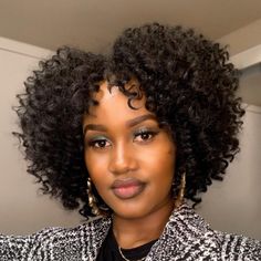 Short Crochet Curly Hairstyle Short Afro Crochet Hairstyles, Elegant Crochet Hairstyles, Crotchet Curly Bob Hairstyles, Crochet Styles For Black Women Over 50, Short Curly Crochet Hair Black Women, Curly Crochet With Bangs, Crochet Wavy Hair Hairstyles, Crowshay Hairstyles, Curly Crochet Hair Styles Short Bob