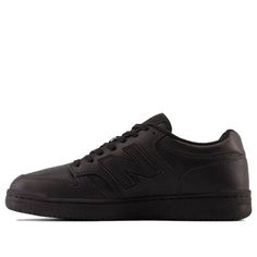 New Balance 480 'Black' BB480L3B (SNKR/Skate/Unisex/Low Top/Wear-resistant/Shock-absorbing) Black New Balance Skate Shoes For Skateboarding, New Balance 480, Skate Shoes, Shoe Collection, Low Top, New Balance, How To Wear, Quick Saves, Black