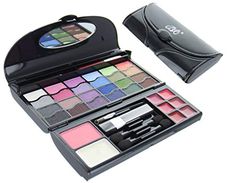 PRICES MAY VARY. ETA 34 Runway Colors Complete Makeover Kit With Brushes Eye Pencil And Mirror 2.4 oz Contains 30 eye shadow colors, 6 foundations and 4 lip gloss. They are made with very fine mineral powder to give you a silky smooth finish.This makeup kit is for face, lip and eyes. It is designed by makeup artist with years of experience to create perfect look from day to night. Begginer Makeup, Envy Makeup, Pretty Makeup Products, Steps Makeup, Claire's Makeup, Best Contour Makeup, Best Contour, Best Contouring Products, Highlight Makeup