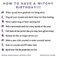 Witchy Birthday Ritual, Witchy Things To Do On Your Birthday, Witchy Birthday Ideas, Witch Birthday Ritual, Witchcraft Birthday, Birthday Rituals, Witchy Birthday, Witch Birthday, Witch Rituals