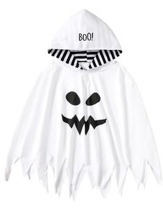 PRICES MAY VARY. Funny little boy Halloween Costume outfit,toddler ghost face hooded poncho,ghost scary cloak cape Ghost face pattern and ghost hooded cape.Toddler Halloween ghost cloak,super fashion and attractive Little boy Halloween Costume Outfit perfect for toddler boy Halloween party and baby Halloween birthday gift Cotton 5 t little boy Halloween Costume outfit,little kid ghost cloak cape comfortable to wear,care for baby's skin Has one Halloween hooded ghost cloak cape.Very funny 5 t lit Baby Halloween Ghost, Ghost Face Pattern, Baby Boy Halloween, Boy Halloween, Face Pattern, Hooded Poncho, Ghost Face, Baby Halloween, Cloak