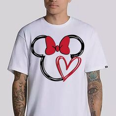 Disney Valentine Shirt Mickey And Minnie Shirt Gift For Couple   Your everyday style essential. Made with soft, breathable fabrics for comfort all day long. Choose from a variety of designs and colors to showcase your personal style. Perfect for casual outings or layering with other pieces. Versatile, timeless, and a must-have in any wardrobe.Disney Valentine Shirt Mickey And Minnie Shirt Gift For Couple  – Our Custom T-shirts are what you are looking for. Made with highly breathable a Casual Minnie Mouse Crew Neck Shirt, Casual Crew Neck Minnie Mouse Shirt, Casual Minnie Mouse Short Sleeve Shirt, Casual Short Sleeve Shirt With Minnie Mouse, White Mickey Mouse Shirt For Disney Fan Events, Cute White Mickey Mouse Shirt, White Mickey Mouse Crew Neck Shirt, Disney Valentines, Minnie Shirt