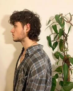 Curly Mullet Hairstyles For Men | Blonde Curly Mullet Hairstyles Longer Mullet, Modern Mullet Haircut, Mullet Hairstyles, Modern Mullet