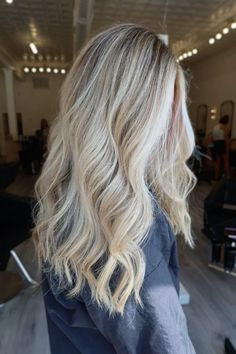 Lived in, bright blonde balayage Mostly Blonde Balayage, Call Blonde Balayage, Vanilla Balayage Blonde, Bright Blonde Foils, Natural Blonde Balayage Straight Hair, Icy Dimensional Blonde, Bright Blonde With Root Smudge, Bright Lived In Blonde, Blonde Balayage Bright