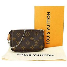 Top Rated Louis Vuitton Pouch M58009 Mini Pochette Accessoire Monogram Accessory Brown Lad, Women's bags Formal Monogram Canvas Pouch, Louis Vuitton Pouch, Women's Bags, Top Rated, Bags Handbags, Women's Accessories, Bag Lady, Louis Vuitton, Pouch