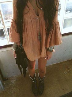 Mode Indie, Look Boho Chic, Fest Outfits, Style Indie, Diy Kostüm, Estilo Indie, Estilo Hippie, Boho Fashion Bohemian