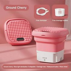 an image of a pink ice cream maker