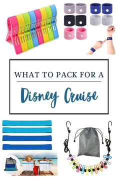 what to pack for a disney cruise with text overlay that reads, what to pack for a disney cruise