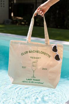 Bride and Bachelorette Collection - Club Bachelorette Resort Tote - Girl Tribe Co. Turks And Caicos Bachelorette, Bachelorette Beach Bags, Tulum Bachelorette Party, Cabo Bachelorette, Bachelorette Goodie Bags, Bachelorette Merch, Bachelorette Tote Bags, Club Bachelorette, Boho Bachelorette