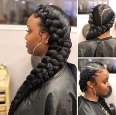 Black Women Hairstyles Natural Hair, Braid For Bride, Cornroll Braids, Braid Black Women, Black Women Hairstyles Natural, Two Braid Hairstyles, Long Ponytail, Hairstyles Natural Hair