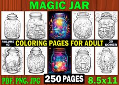 the magic jar coloring pages for adults