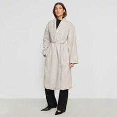 Reagan Oversized Tie-Front Coat Dress And Boots, Throw Over, Oversized Coat, Fall Looks, A Dress, Lightweight Fabric, Lay Flat, Size Guide, Oatmeal