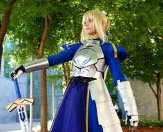 https://www.facebook.com/MaridahCosplay/photos/pb.162935747382.-2207520000.1406308594./10151286520622383/?type=3 Type Moon Anime, Cybergoth Anime, Warrior Girl, Figure Poses, Manga Cosplay, Best Cosplay