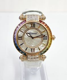 New Chopard Imperiale 384242-5021 36mm 18k Rose Gold Automatic Ladies Watch Breguet Watches Women, Luxury Multicolor Watches With Diamond Hour Markers, Multicolor Formal Watch With Diamond Hour Markers, Multicolor Watches With Diamond Hour Markers And Round Dial, Multicolor Watches With Diamond Hour Markers, Multicolor Watch With Diamond Hour Markers, Elegant Multicolor Round Dial Watches, Camera Watch, Etsy Marketing